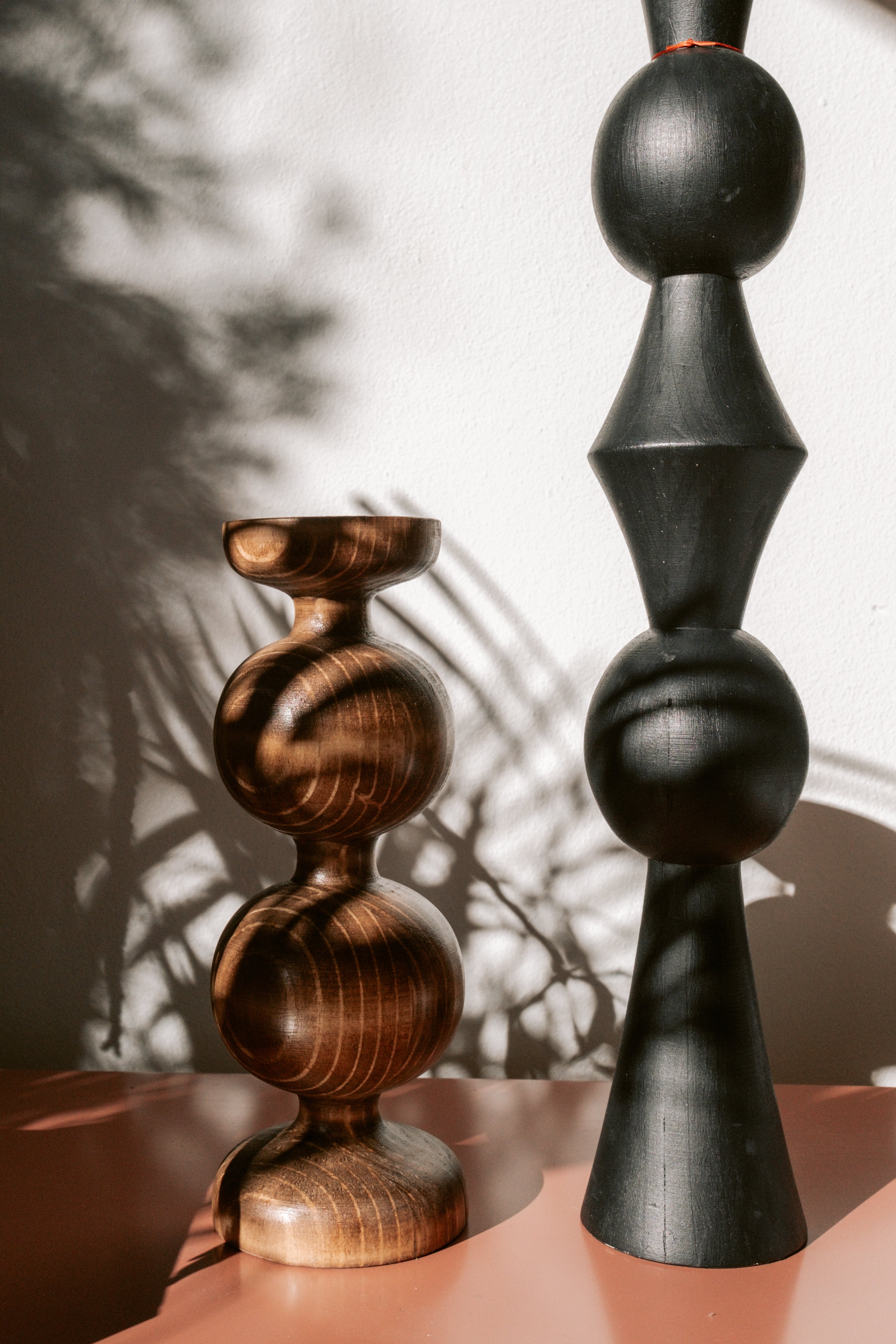 Baubles | Wood turned candle holders