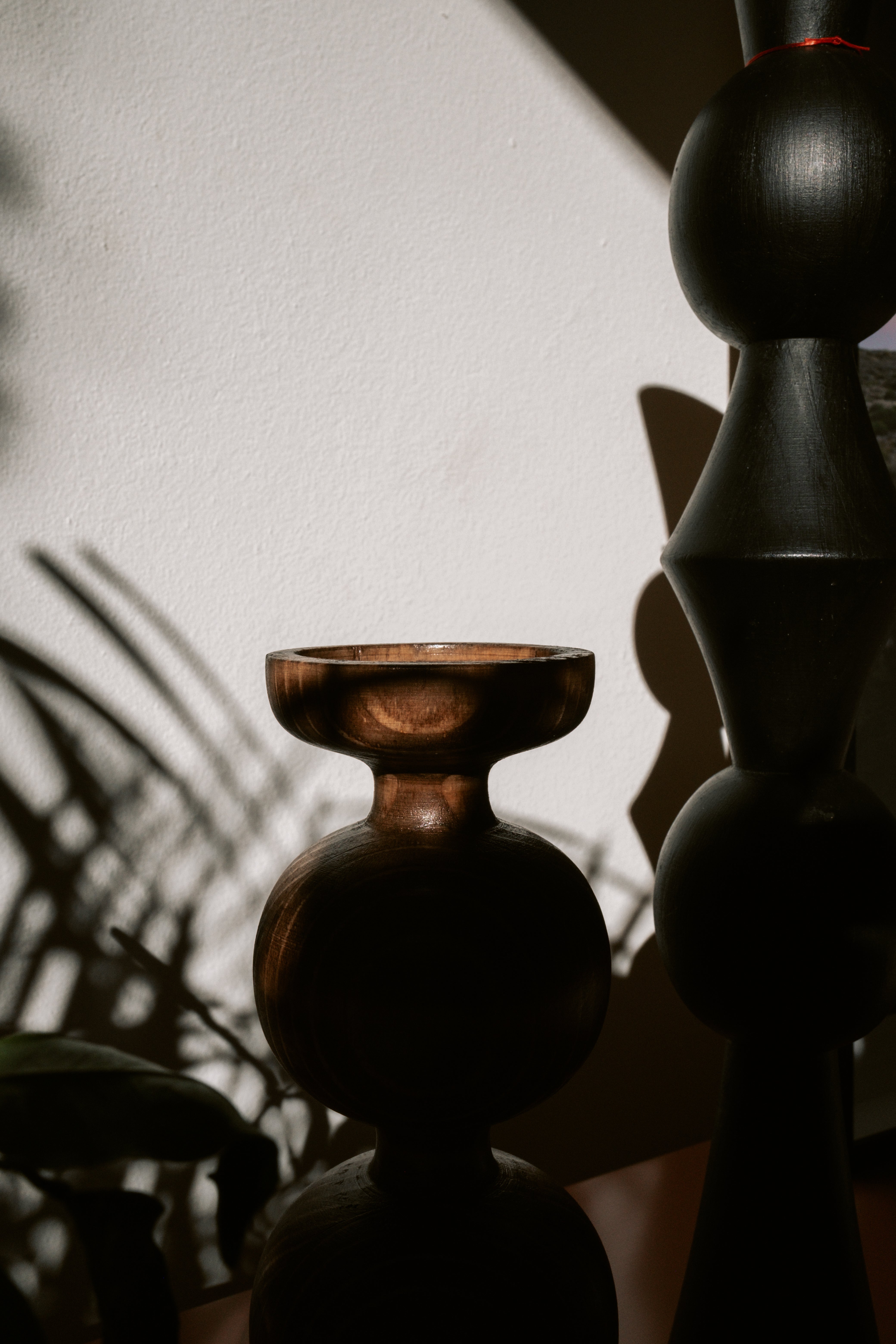 Baubles | Wood turned candle holders