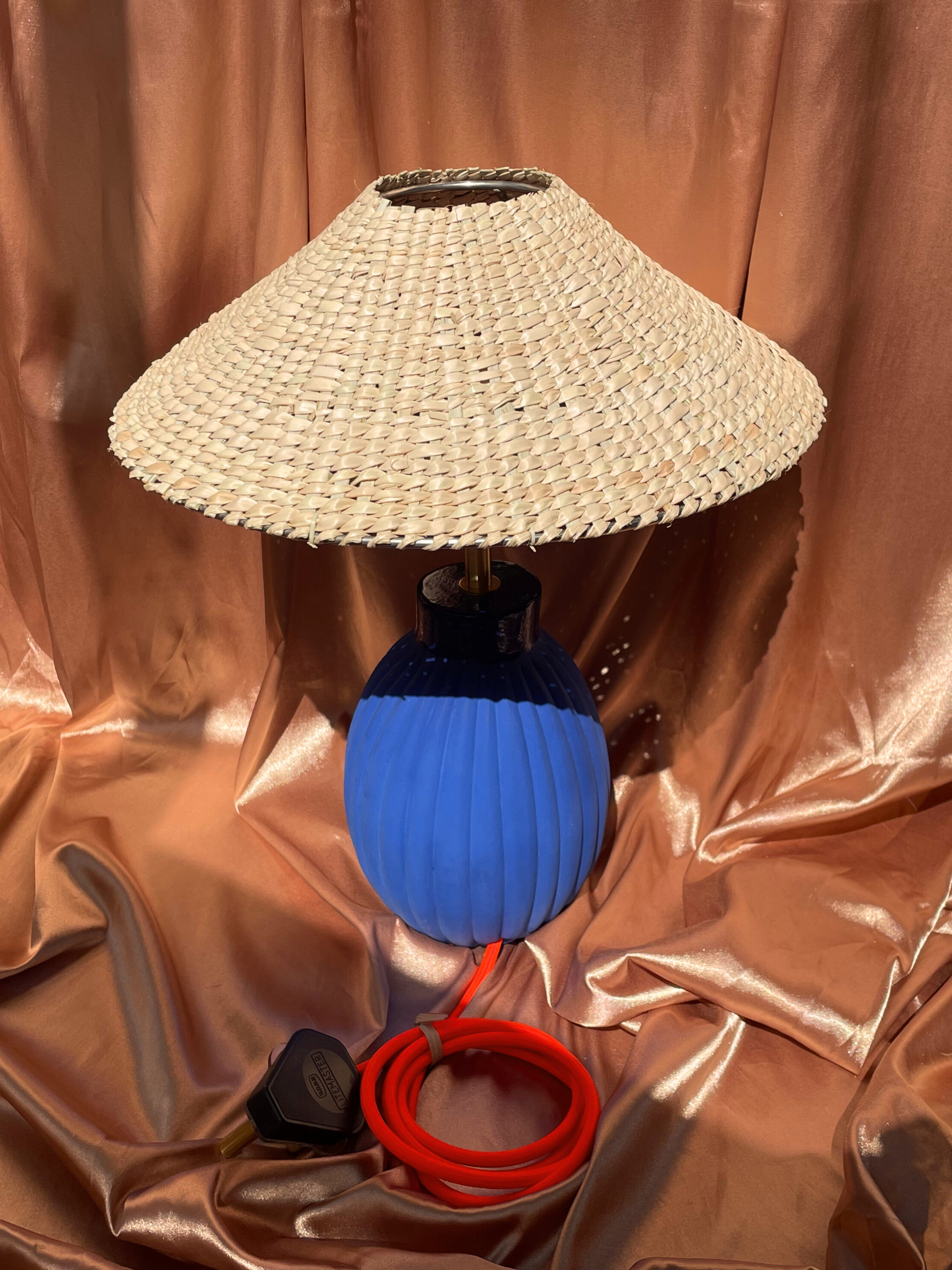 Majorelle plump table lamp